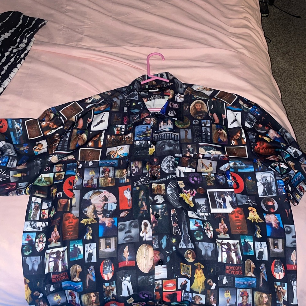 One size fits all Beyonce button down